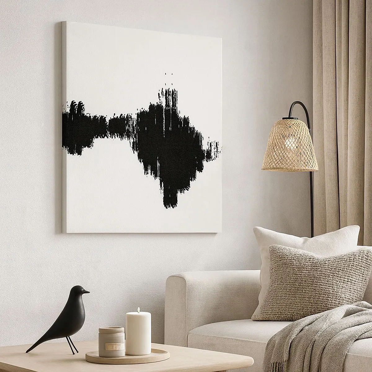 Bild auf Leinwand - Leinwandbild - Schwingungen der Fantasie - 30x30 cm