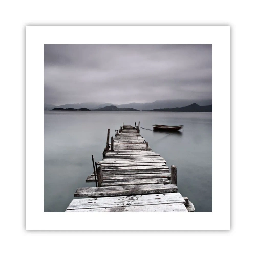 Poster - Du kannst morgen gehen - 40x40 cm