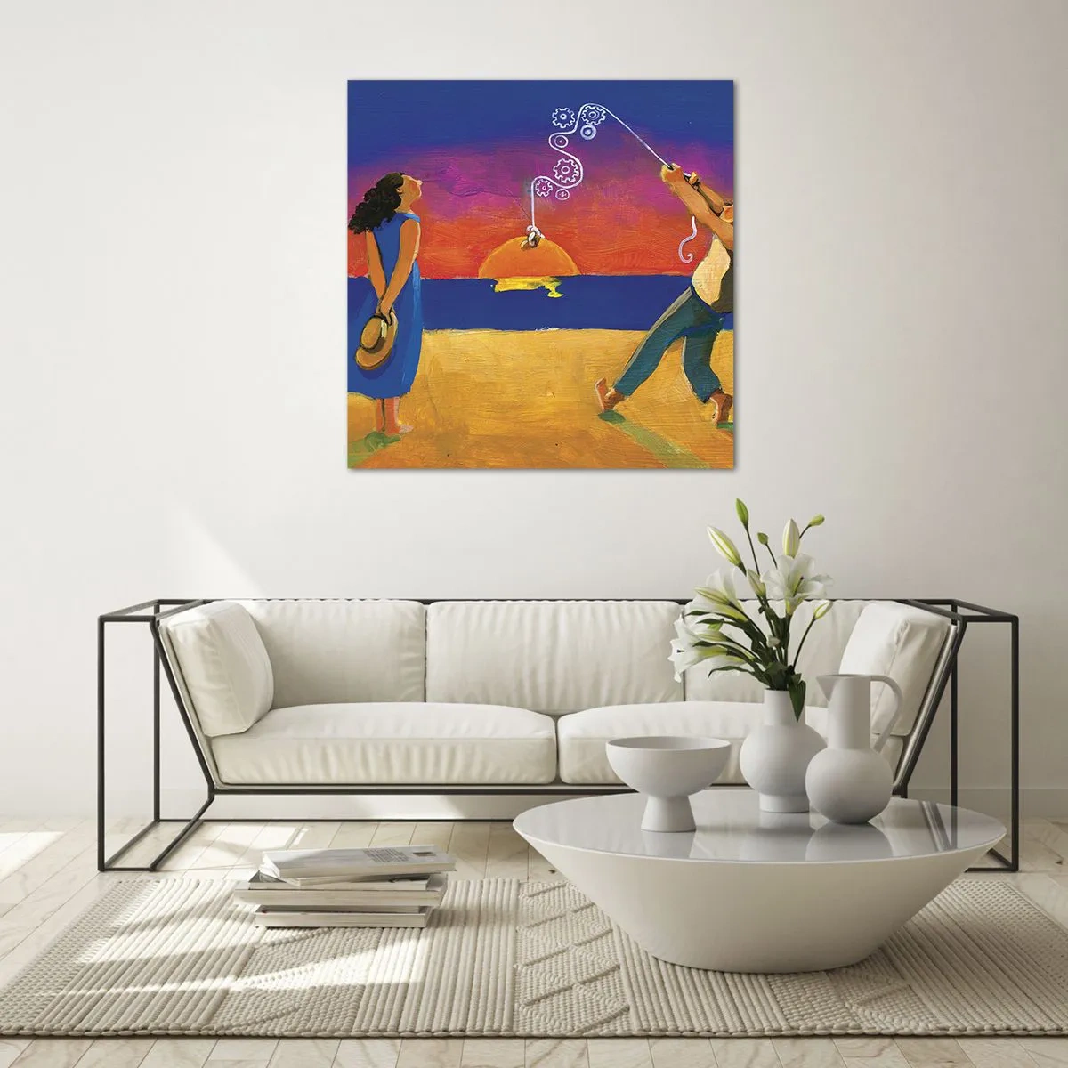 Glasbild - Bild auf glas - Mehr als ein Sternchen vom Himmel - 40x40 cm