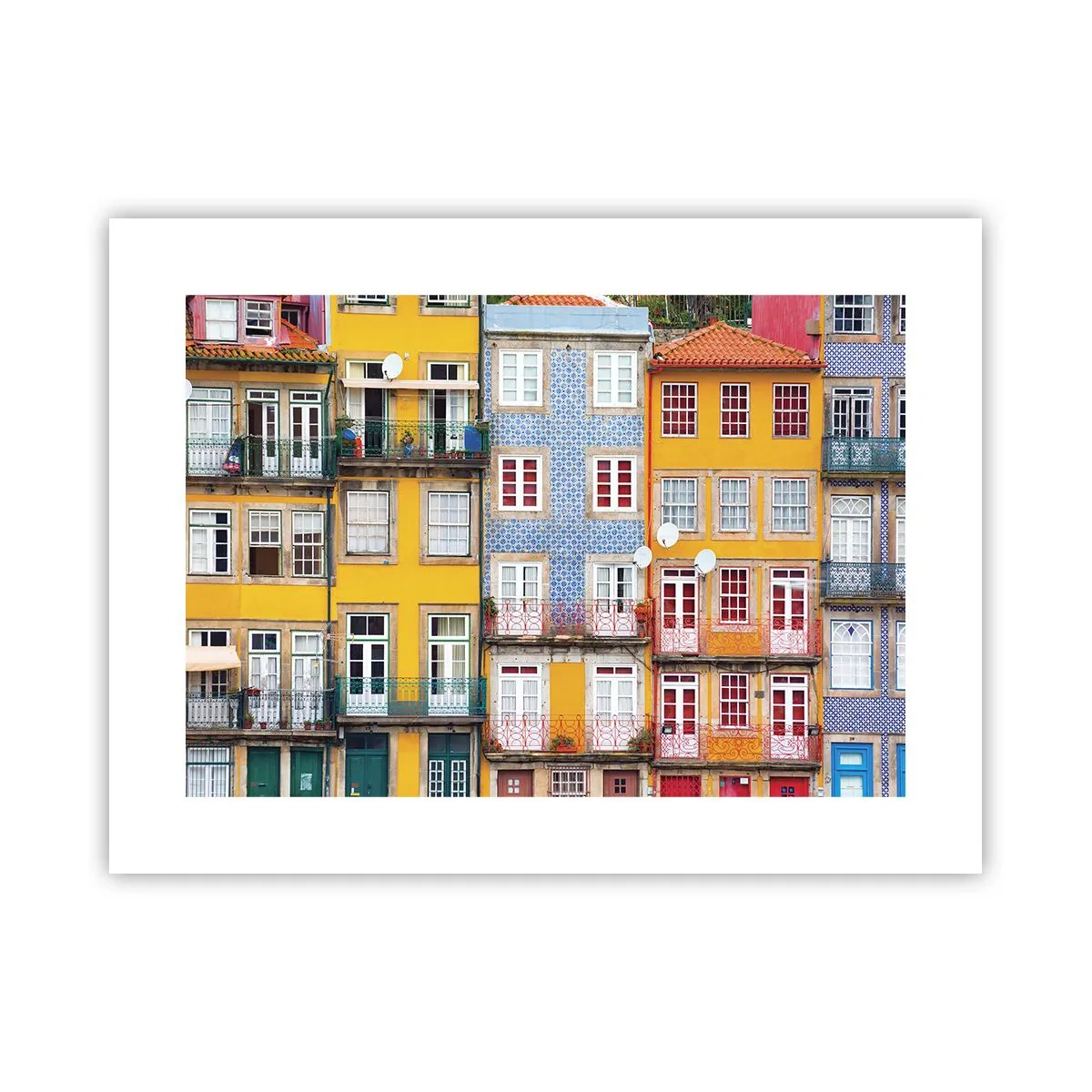 Poster - Farben der Altstadt - 40x30 cm