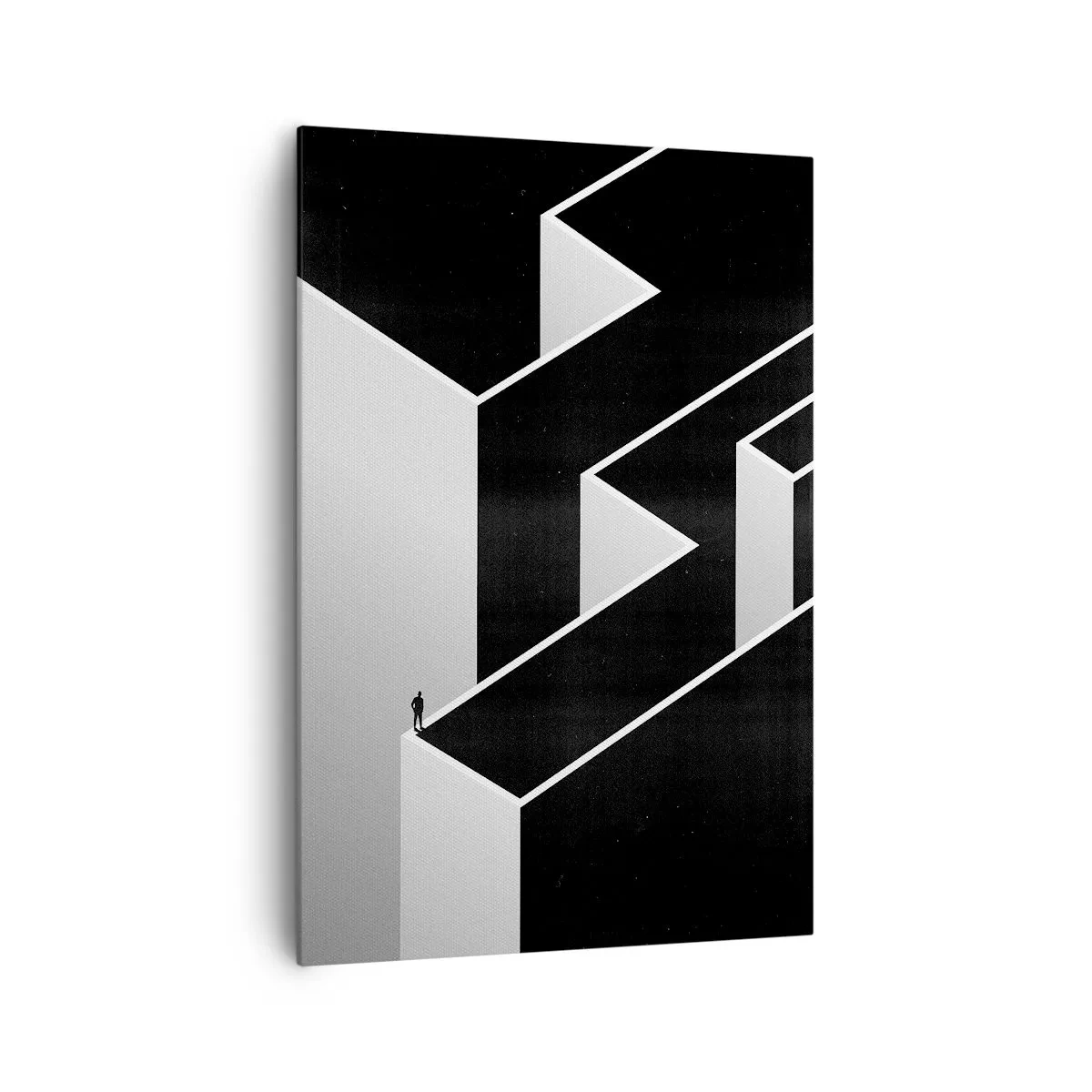 Bild auf Leinwand - Leinwandbild - Einsamkeit an der Spitze - 70x100 cm