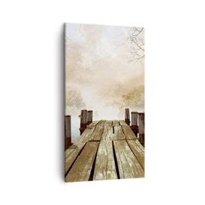 Bild auf Leinwand - Leinwandbild - Die milde Traurigkeit des Herbstes - 45x80 cm