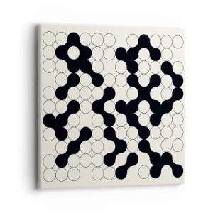 Bild auf Leinwand - Leinwandbild - Chinesisches Spiel – Variation - 40x40 cm