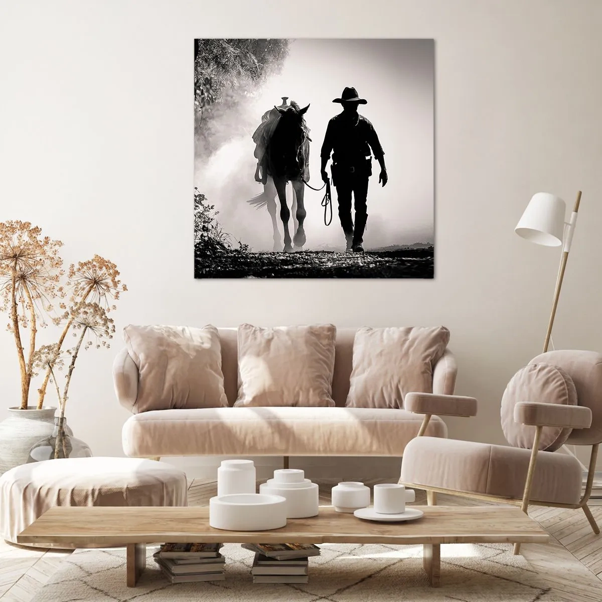 Bild auf Leinwand - Leinwandbild - Texas-Morgen - 30x30 cm