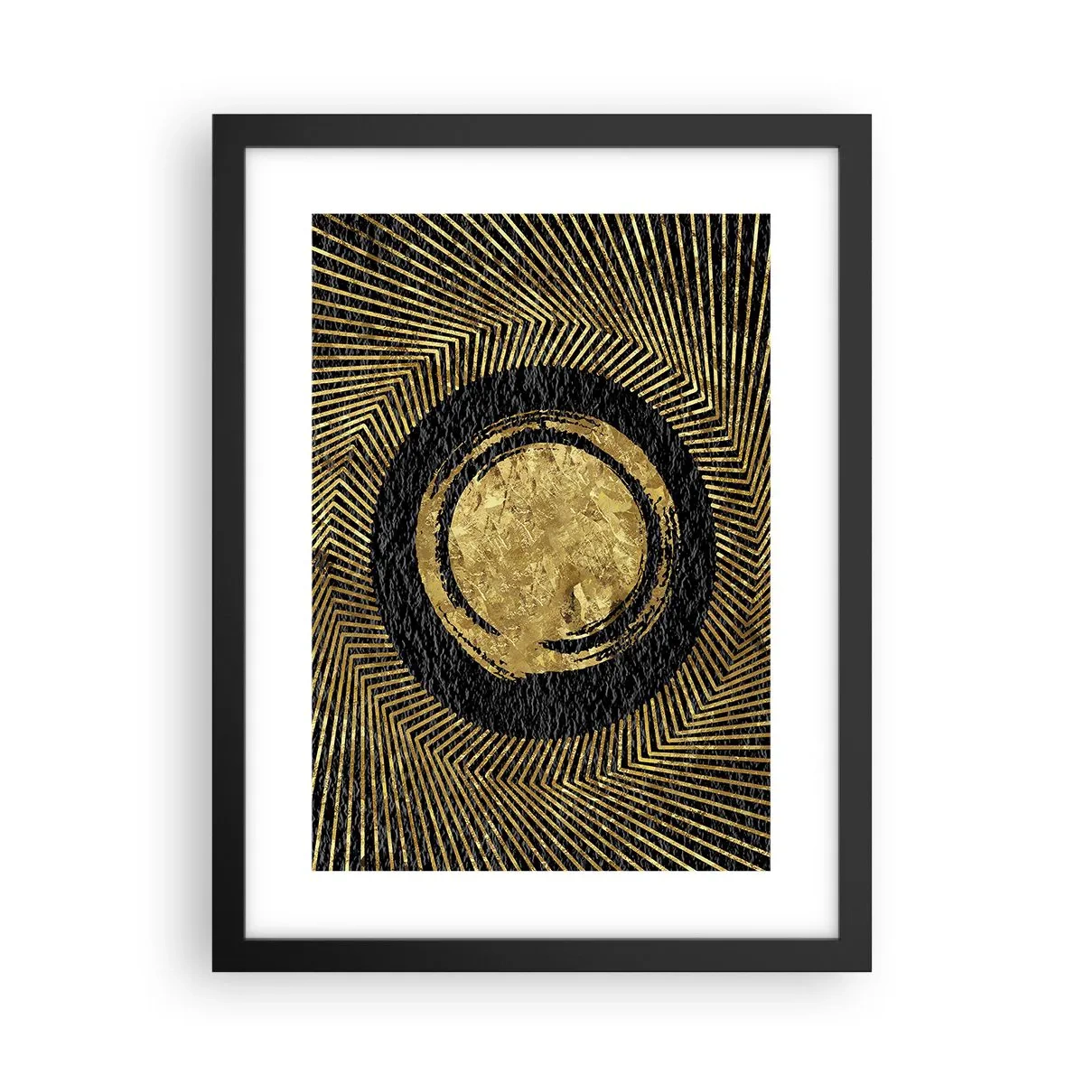 Poster in einem schwarzem Rahmen - Glamour-Komposition - 30x40 cm