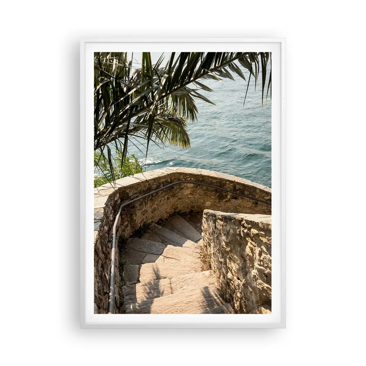 Poster in einem weißen Rahmen - Unter der Sonne Italiens - 70x100 cm