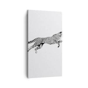 Bild auf Leinwand - Leinwandbild - Der schnellste der Welt - 45x80 cm