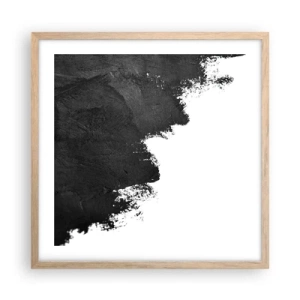 Poster in einem Rahmen aus heller Eiche - Elemente: Erde - 50x50 cm