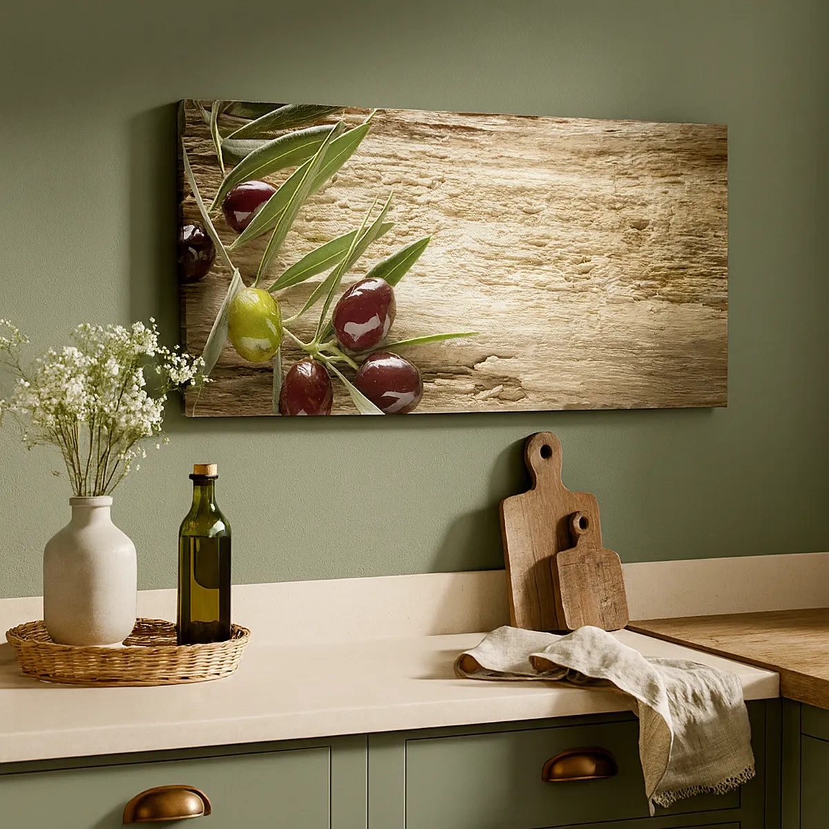 Bild auf Leinwand - Leinwandbild - Direkt aus der Natur - 30x30 cm