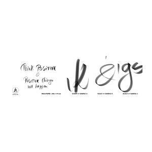 Fototapeten Muster Selbstklebend Deluxe Sticker - Wie soll man leben? - Typografie, Bejahung, Maxime - 100x30 cm