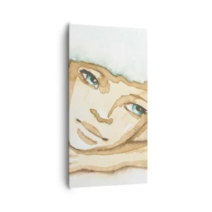 Bild auf Leinwand - Leinwandbild - Der Baum der Poesie wächst aus der Stille - 65x120 cm