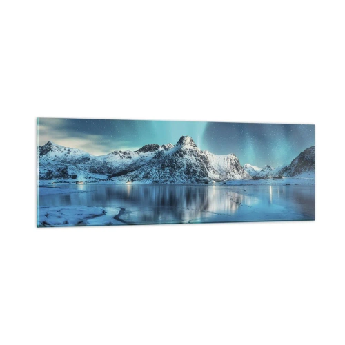 Glasbild - Bild auf glas - Lichtnacht - 90x30 cm