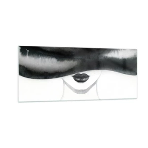 Glasbild - Bild auf glas - Ein sinnliches Geheimnis - 100x40 cm