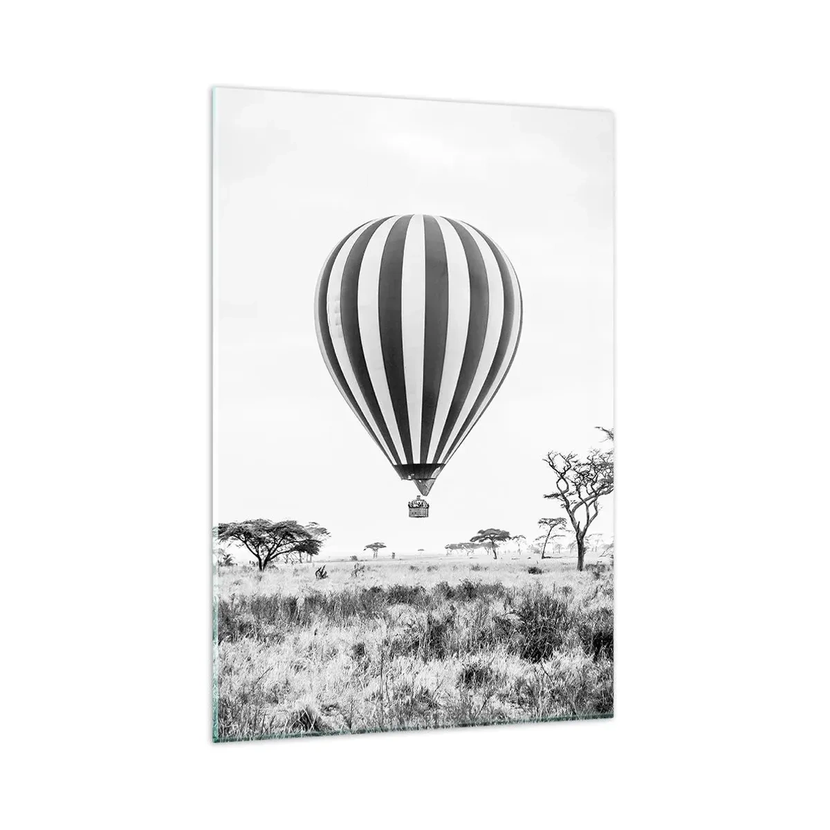 Glasbild - Bild auf glas - Über der Savanne - 80x120 cm