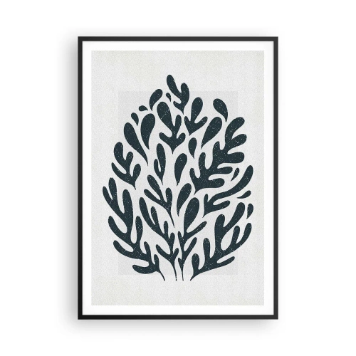Poster in einem schwarzem Rahmen - Formen der Natur - 70x100 cm
