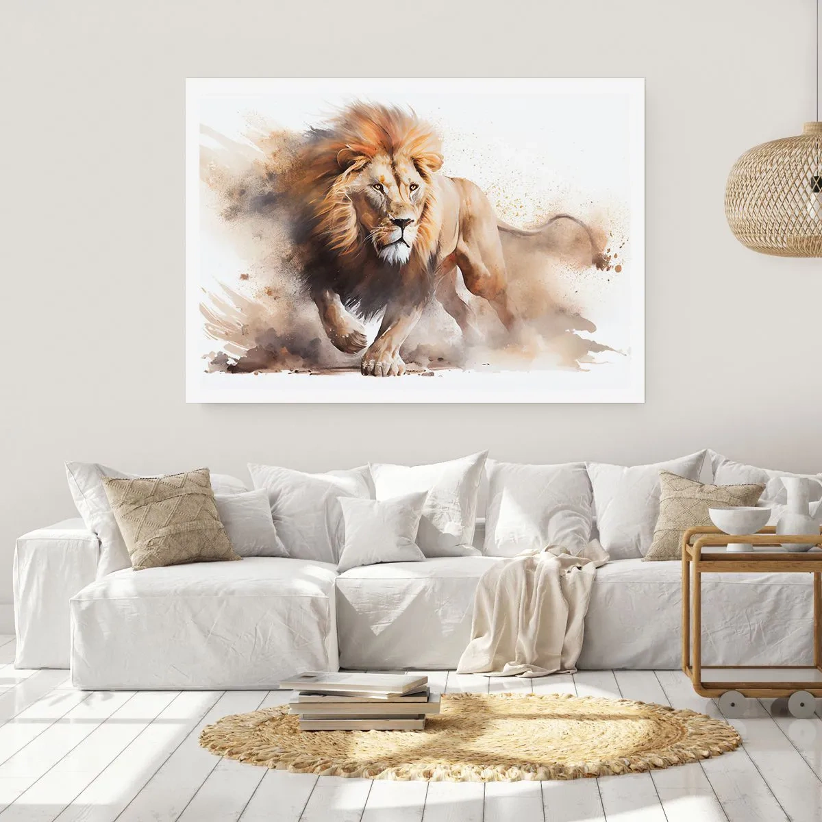 Poster - Der König zog um - 91x61 cm