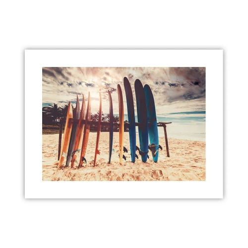 Poster - Gute Nacht bis morgen - 40x30 cm