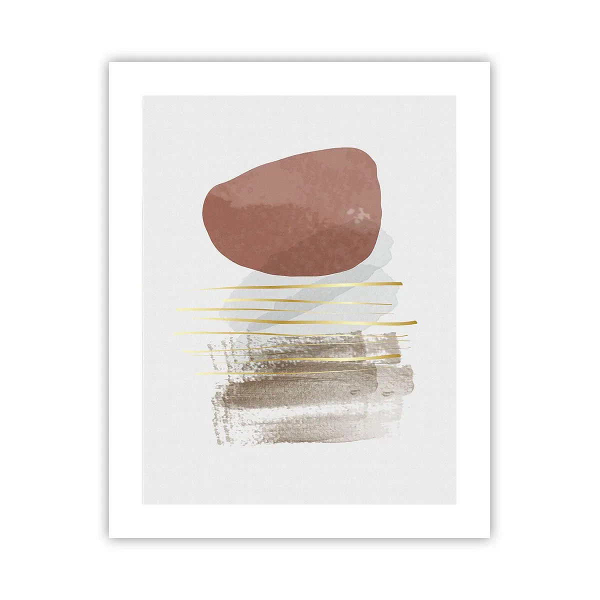 Poster - Abstrakte Kolonnade - 40x50 cm