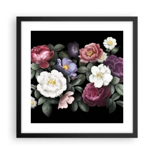 Poster in einem schwarzem Rahmen - Aus dem Englischen Garten - 40x40 cm