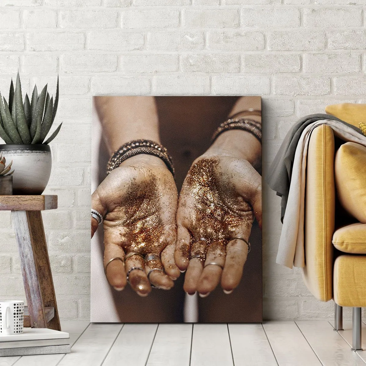 Bild auf Leinwand - Leinwandbild - Ein Geschenk für dich - 55x100 cm
