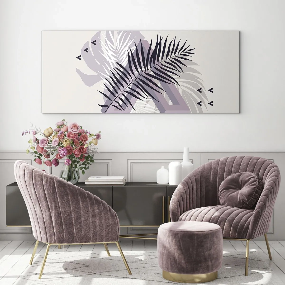 Glasbild - Bild auf glas - Der Schatten des Schattens - 100x40 cm