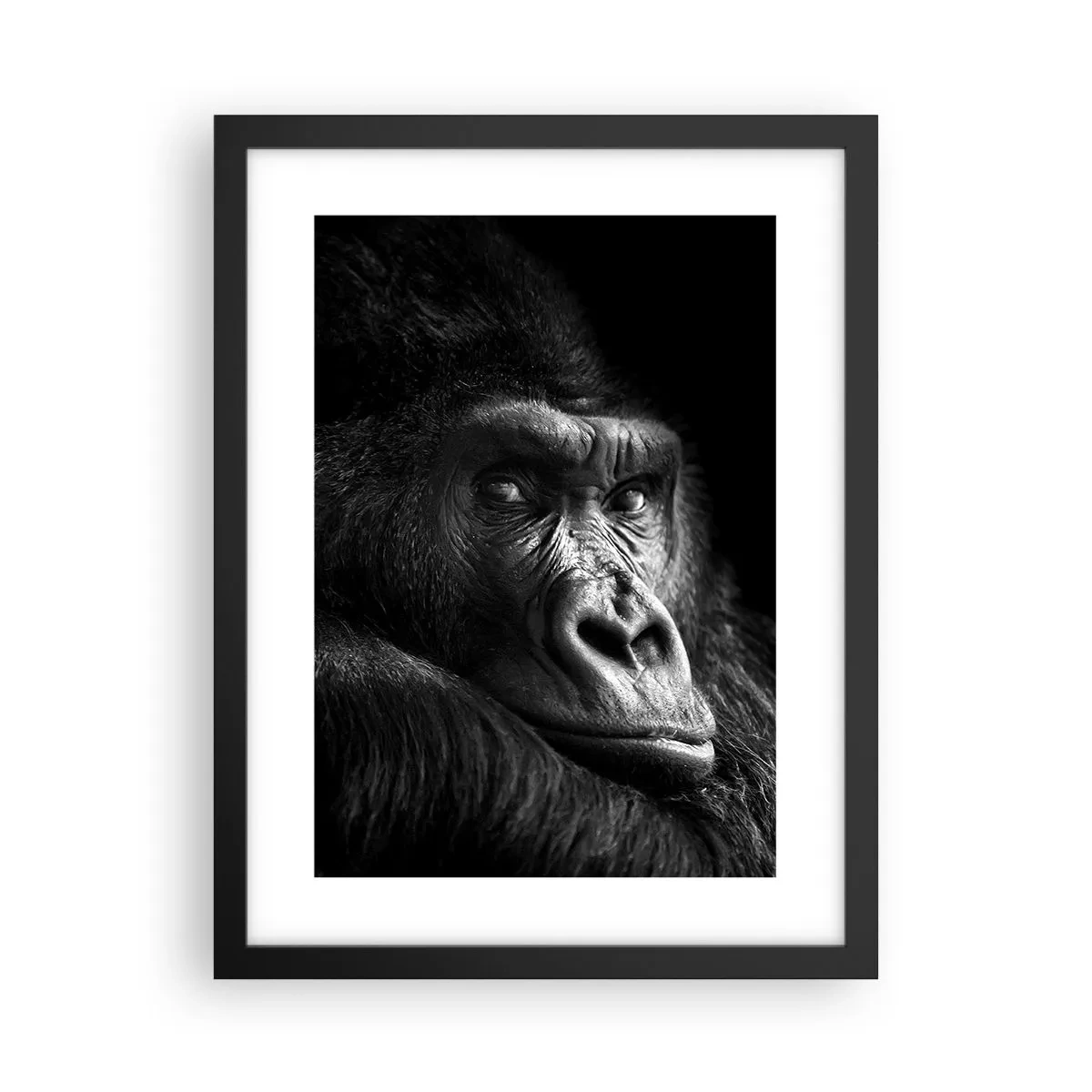 Poster in einem schwarzem Rahmen - Und was guckst du so? - 30x40 cm