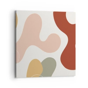 Bild auf Leinwand - Leinwandbild - Kringel oder Schnörkel? - 70x70 cm