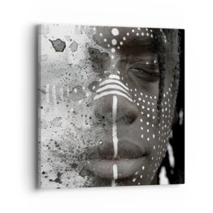 Bild auf Leinwand - Leinwandbild - Entdecke den Urgeist - 40x40 cm