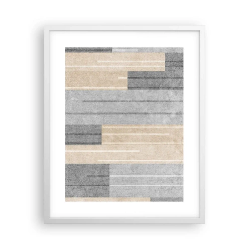 Poster in einem weißen Rahmen - Komposition: Vertikal halten - 40x50 cm