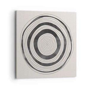 Bild auf Leinwand - Leinwandbild - Wichtig ist, was dazwischen liegt - 70x70 cm