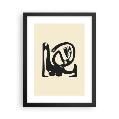 Poster in einem schwarzem Rahmen - Fast wie Picasso - 30x40 cm