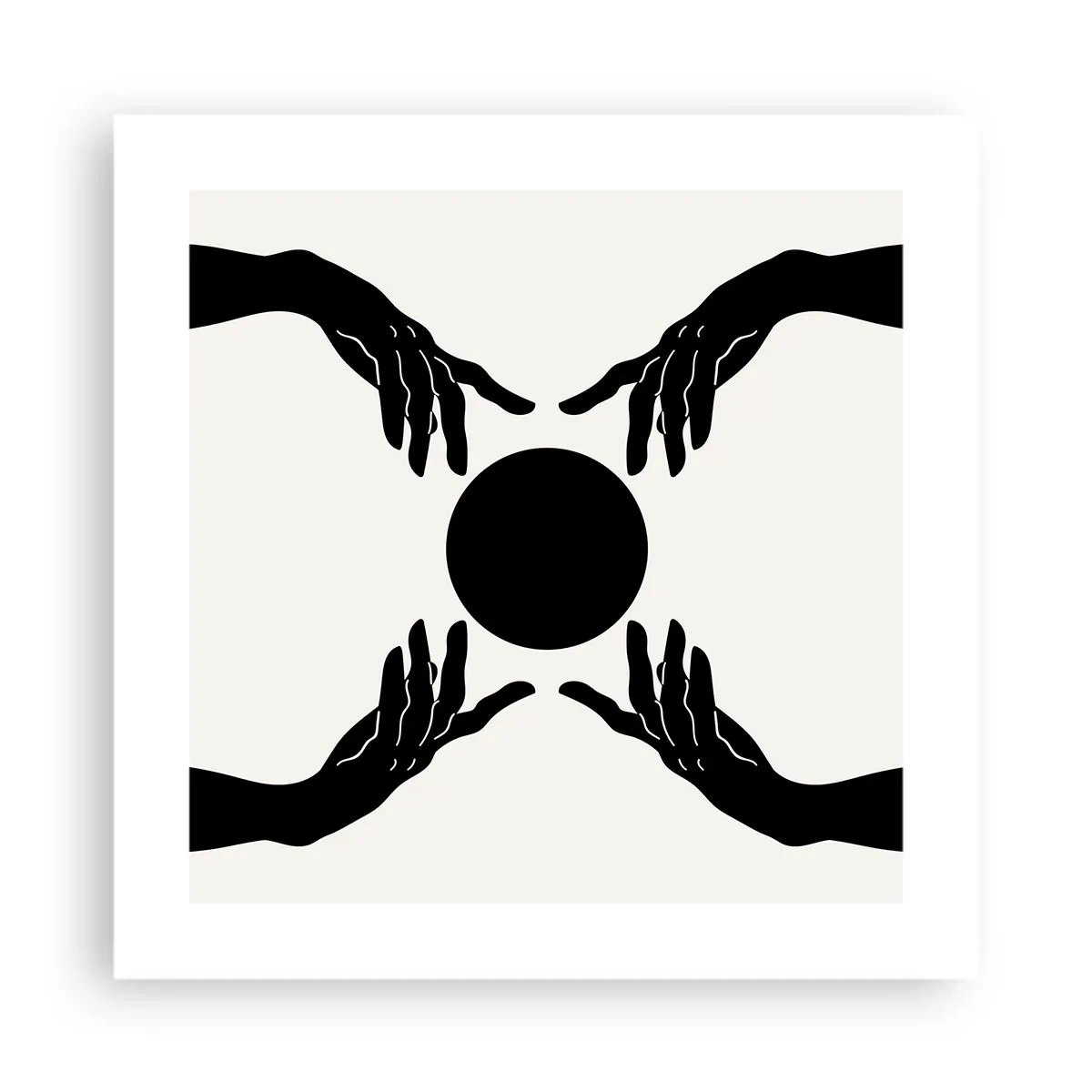 Poster - Geheimes Zeichen - 40x40 cm