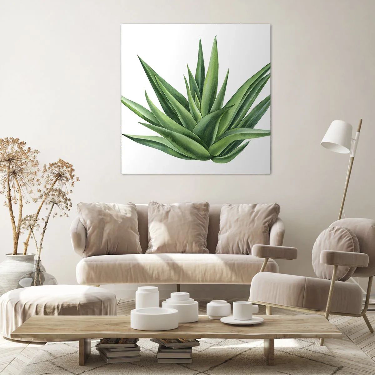 Bild auf Leinwand - Leinwandbild - Grün – Kraft – Leben - 70x70 cm