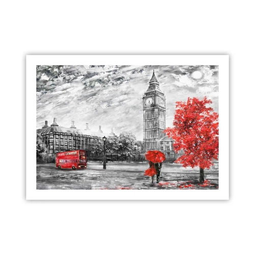 Poster - Ein aufregender Tag - 70x50 cm