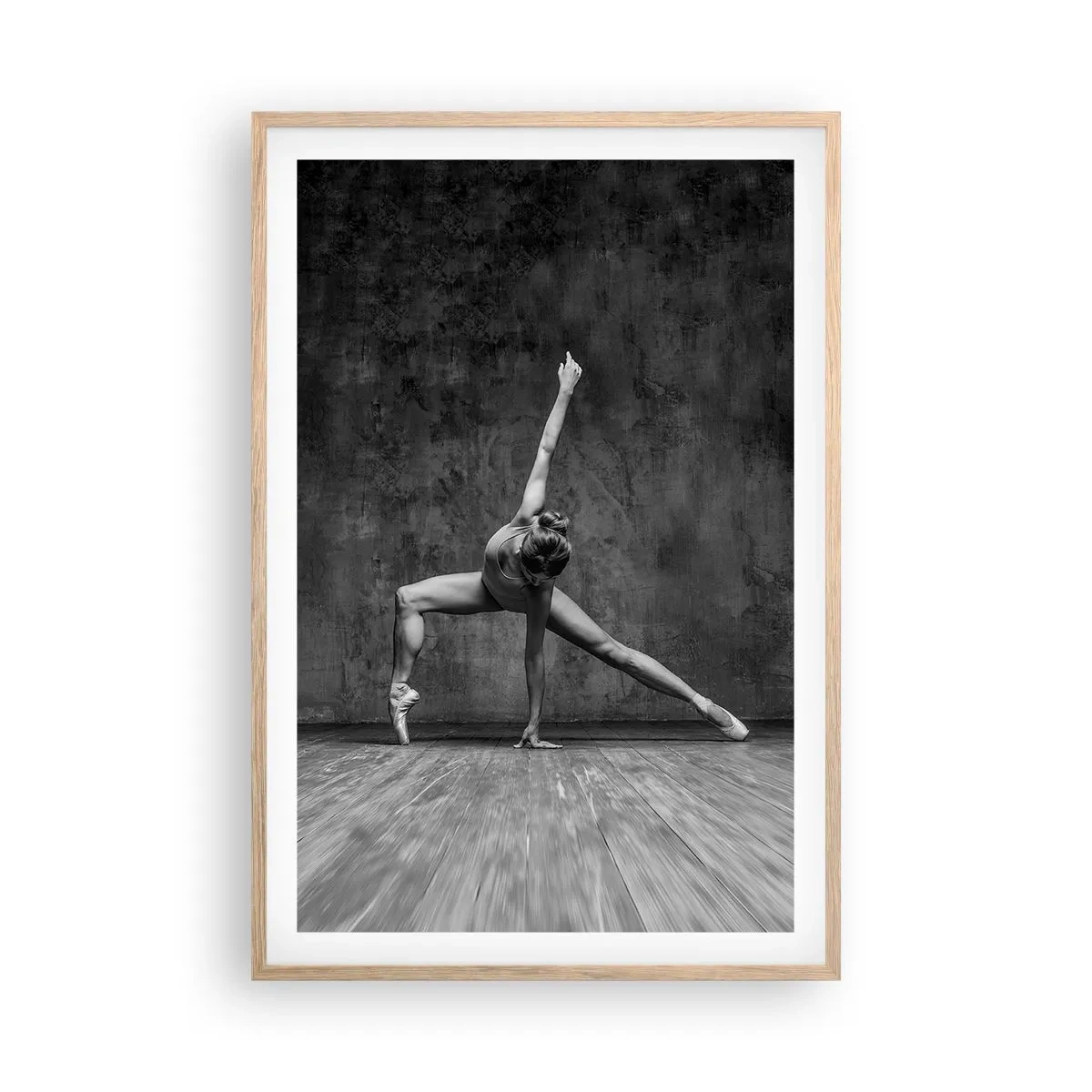 Poster in einem Rahmen aus heller Eiche - Das Ideal des Gleichgewichts - 61x91 cm