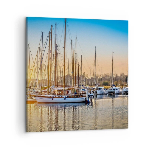 Bild auf Leinwand - Leinwandbild - Der Wind muss auch schlafen - 50x50 cm