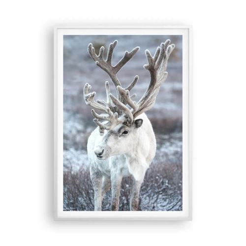 Poster in einem weißen Rahmen - Porträt in der Sonne - 70x100 cm