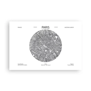 Poster - Anatomie von Paris - 91x61 cm