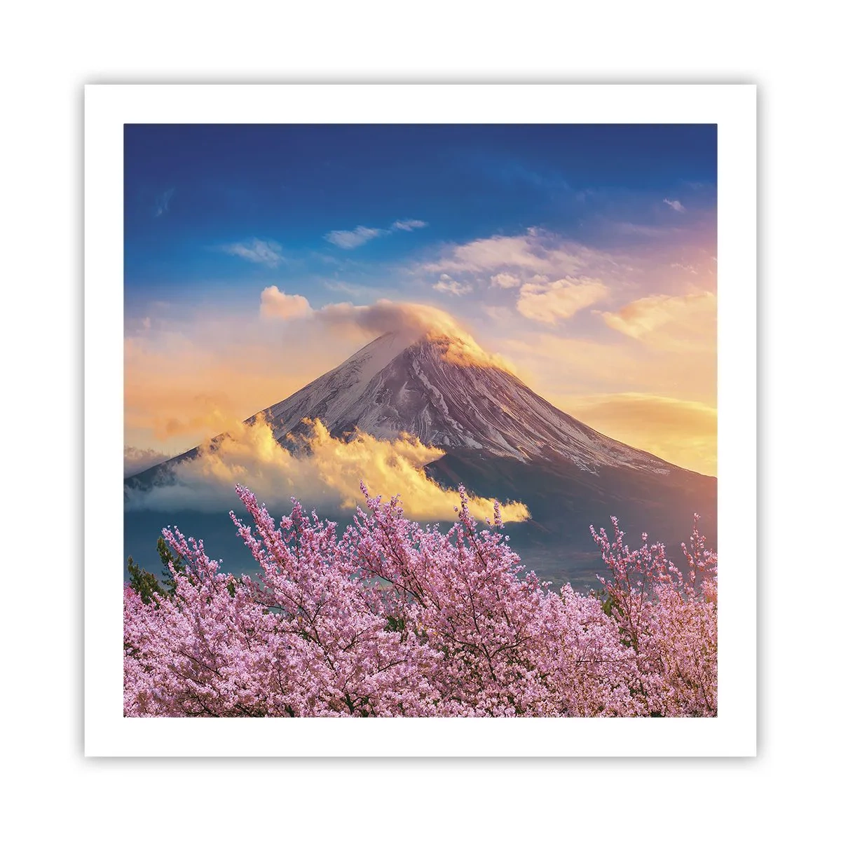 Poster - Japanische Heiligkeit - 60x60 cm