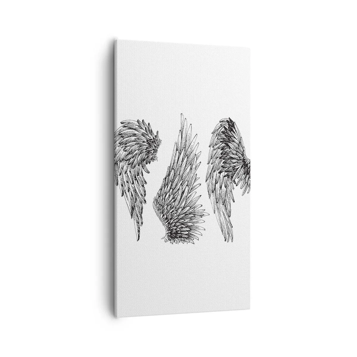 Bild auf Leinwand - Leinwandbild - Und du kannst ein Engel werden - 55x100 cm