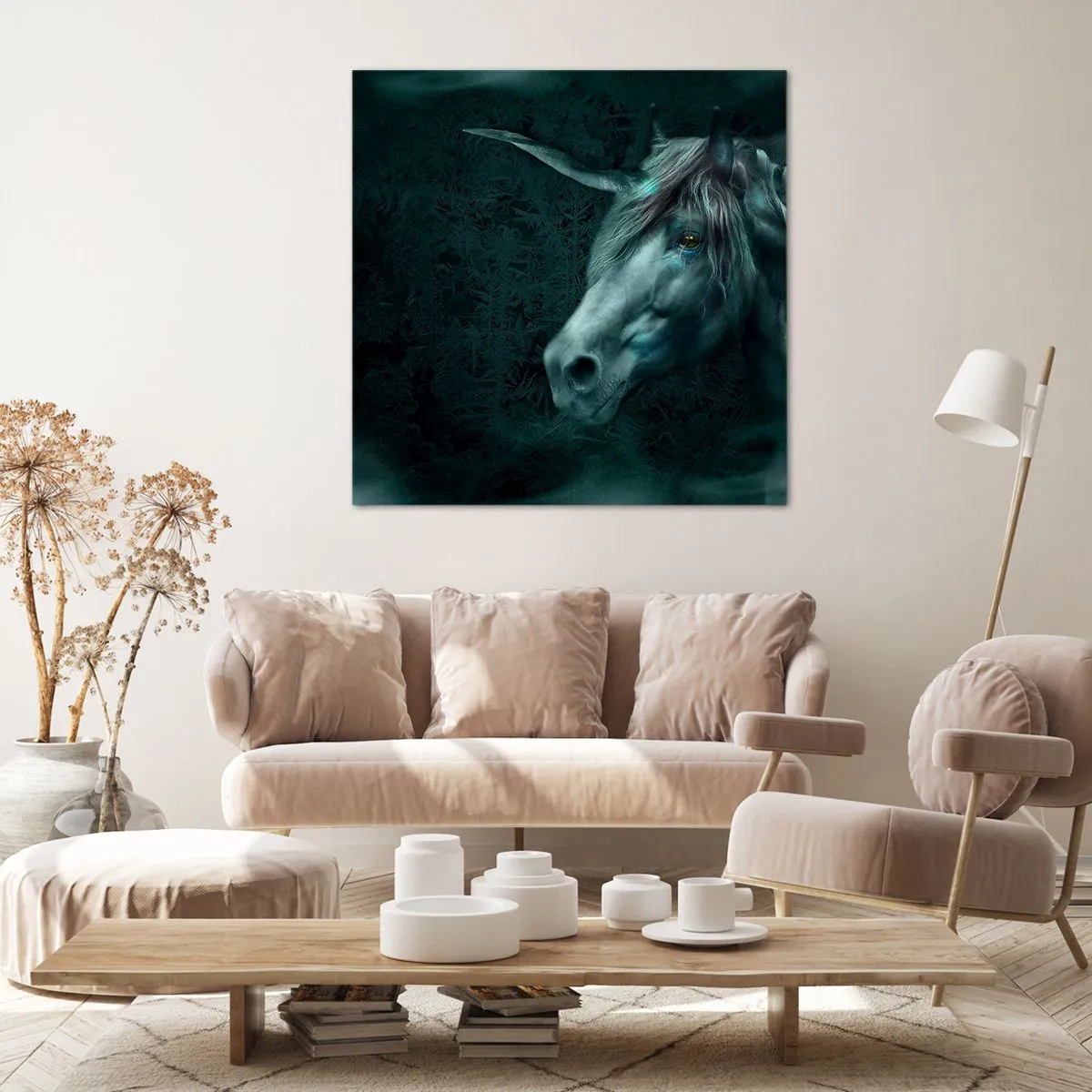 Bild auf Leinwand - Leinwandbild - In einem Märchenwald - 50x50 cm