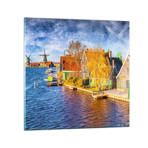 Glasbild - Bild auf glas - Seit Jahrhunderten keine Veränderung - 60x60 cm