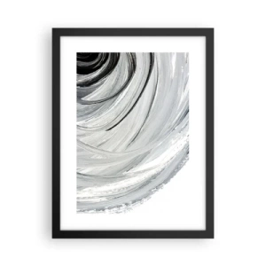 Poster in einem schwarzem Rahmen - Orbitale Komposition - 30x40 cm