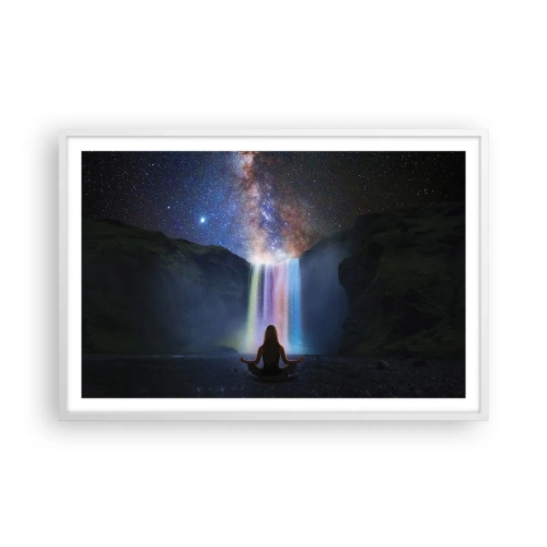 Poster in einem weißen Rahmen - Absolute Harmonie - 91x61 cm