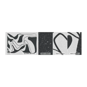 Fototapetenmuster Standard Eco - Abstraktes Spiel im Labyrinth - Boho, Minimalismus, Stück - 100x30 cm