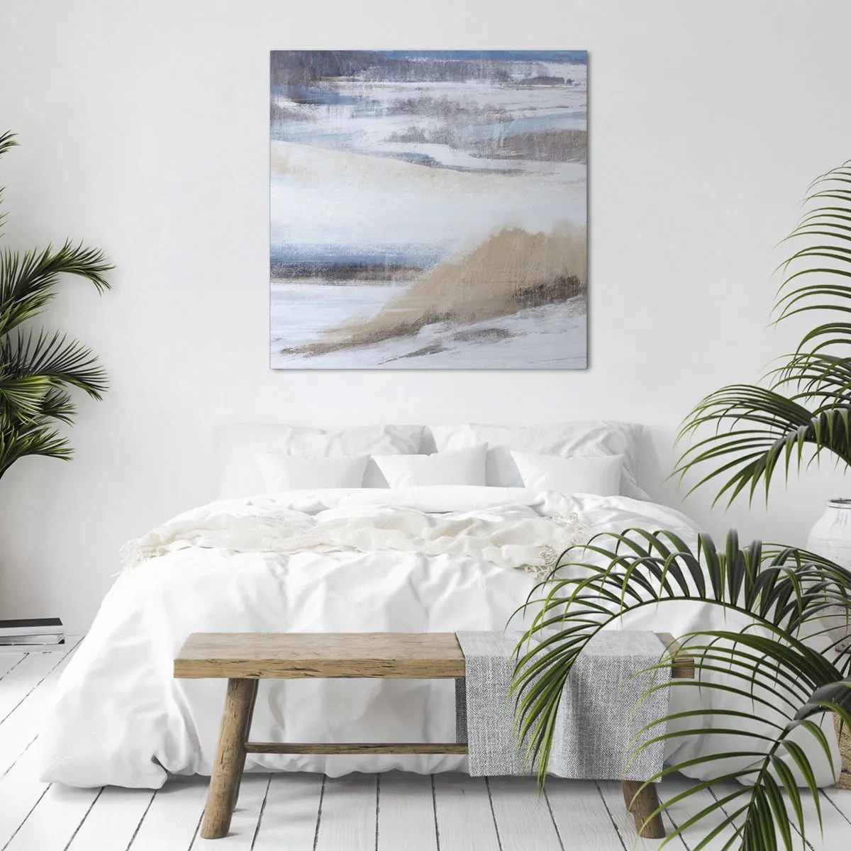 Bild auf Leinwand - Leinwandbild - Winterkomposition - 30x30 cm