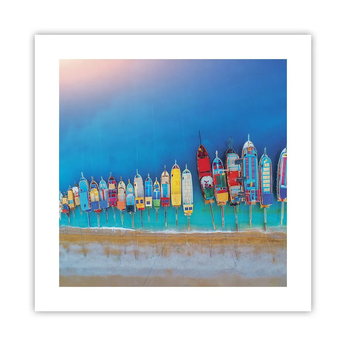 Poster - Aus der Vogelperspektive - 40x40 cm