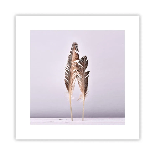 Poster - Gegen das Nichts - 30x30 cm