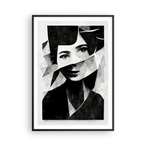 Poster in einem schwarzem Rahmen - So, wie du wirklich bist… - 70x100 cm