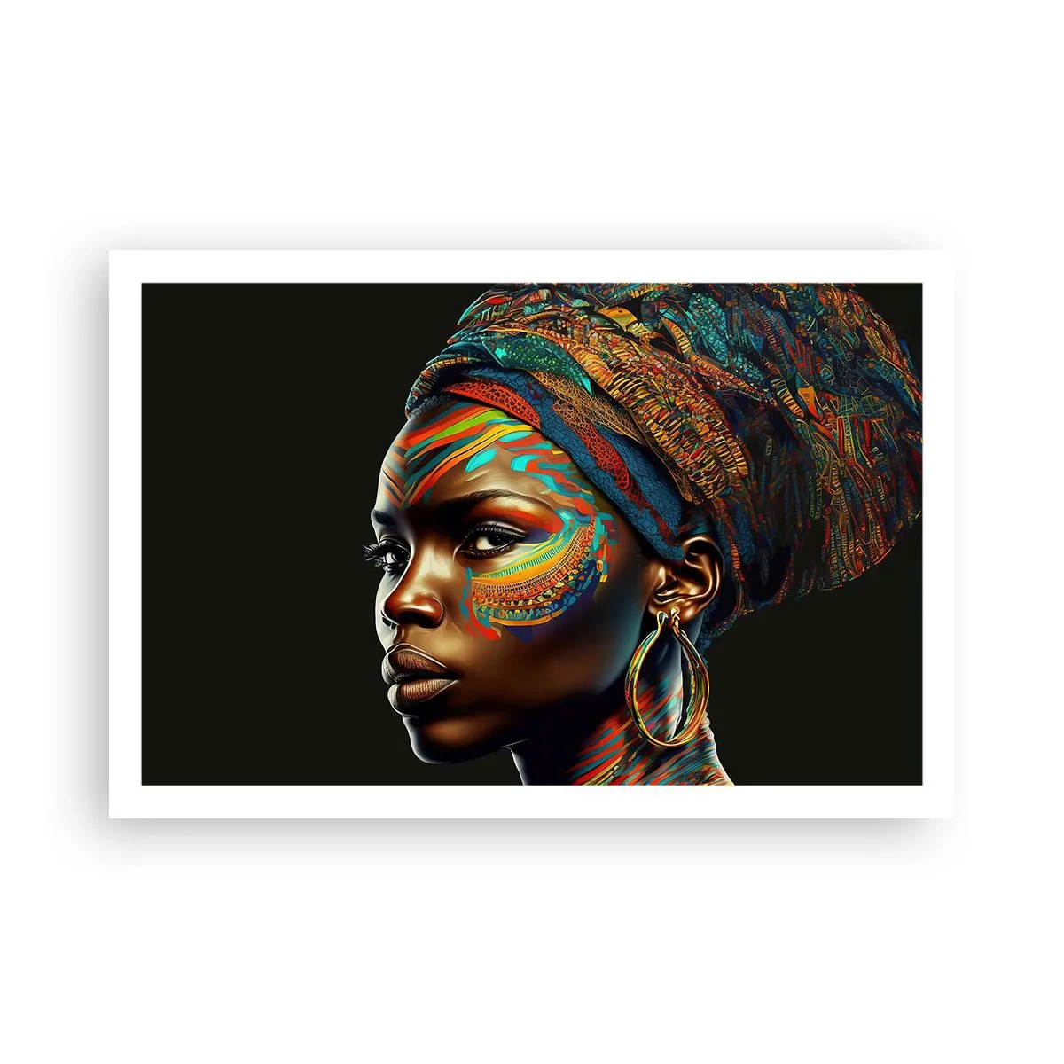 Poster - Afrikanische Königin - 91x61 cm